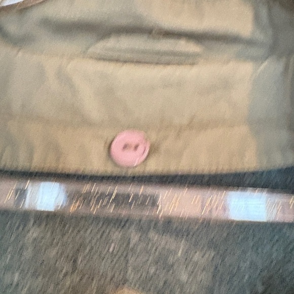 J. Gallery Women's Olive Normcore Classic  Double Breasted Trench Coat Size 8! - Picture 10 of 16